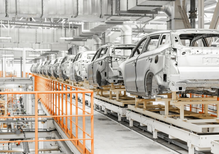 自動車工場のイメージ