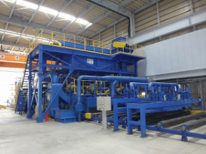 鋼板ショット塗装ライン